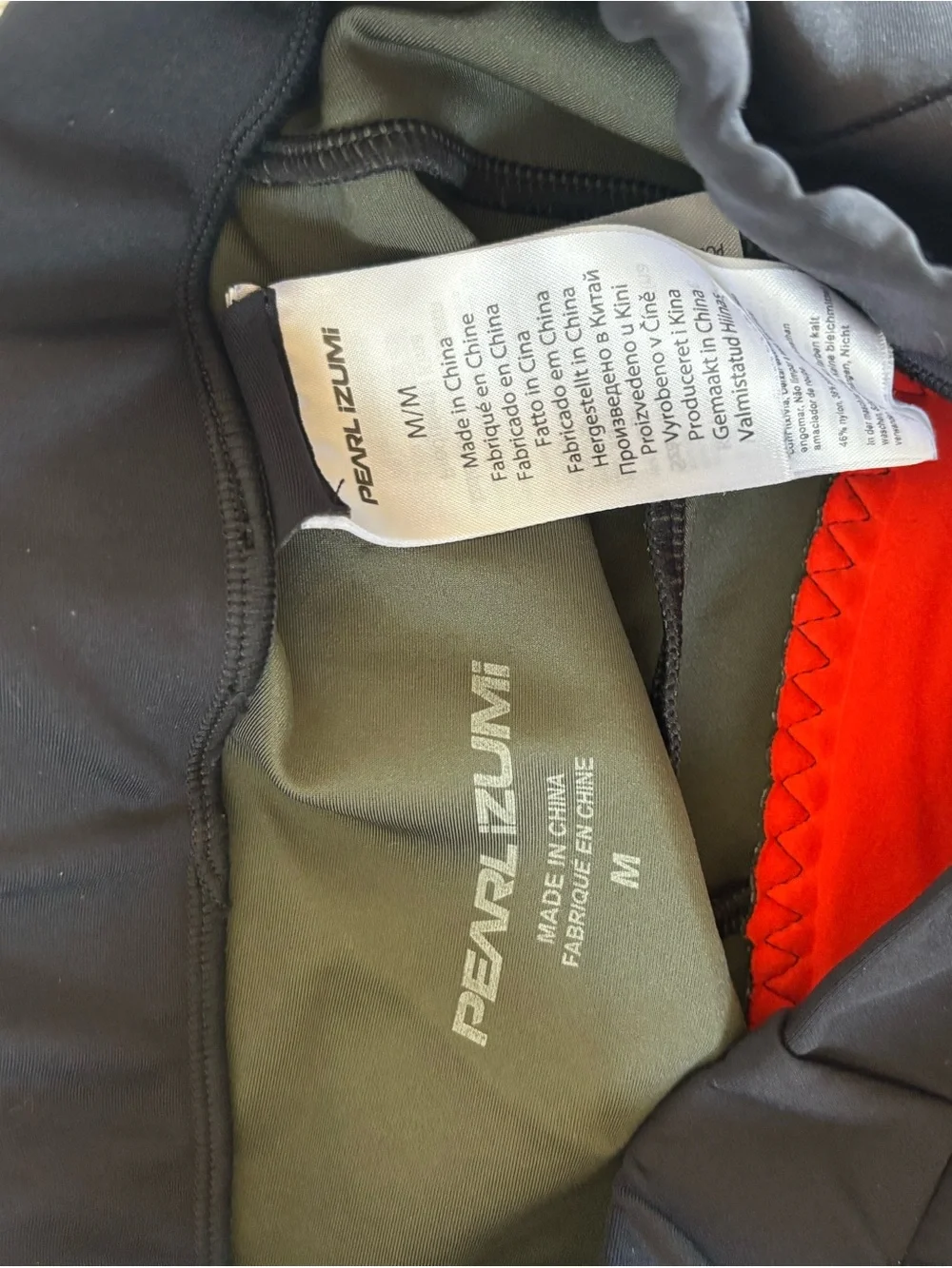 Pearl Izumi Black Performance Cycling Shorts with Reflective Logo
